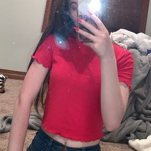 Red soft tee